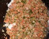 A picture of step 3 of Veggies pizza 🍕.