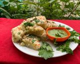 A picture of step 5 of Steam dhokla.
