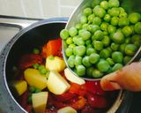 A picture of step 5 of Green peas potato masala curry 🍛 matar aloo ki sabji 😋.