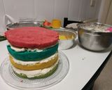 Foto del paso 5 de la receta: Unicornio rainbow cake