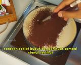 Foto langkah ke 11 dari resep Pandan Melaka Cheesecake Tanpa Terigu (bisa oven/kukus) all in one method.