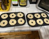 A picture of step 5 of Baked Glazed Donuts.