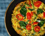 A picture of step 7 of Loaded Spanish Omelet.