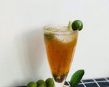 Hình bước làm 3 của món Hồng trà sả tắc mật ong hạt chia