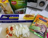 Foto langkah ke 2 dari resep Spaghetti Corned Simple.