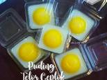 Puding telur ceplok ekonomis + tips langkah memasak 7 foto