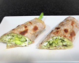 Foto del paso 5 de la receta: Fajitas mexicanas rellenas con crema de aguacate y pencas de apio