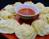 A picture of step 14 of Chiken_MomosAnd #Chilli_Sauce With#Spicy_Shrimp_Pho.