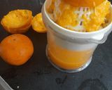A picture of step 4 of Basbousa soaked in Orange & Honey syrup.