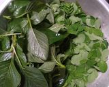 Foto langkah ke 1 dari resep Bening Daun Kelor & Bayam Kebun.