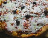 Foto del paso 6 de la receta Prepizza con queso azul y olivas negras mallorquinas