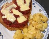 Foto del paso 6 de la receta: Milanesa a la napolitana con papas a la crema