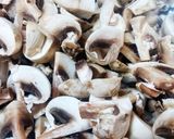 A picture of step 1 of Mushroom masala.