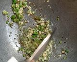 A picture of step 2 of Stir fry broccoli.