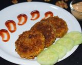 A picture of step 6 of Walnut Carrot Paneer Kabab.