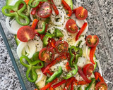 Foto del paso 1 de la receta: Merluza al horno con verduras fácil