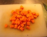 Foto del paso 3 de la receta: Ensalada de fideos hechos con lentejas rojas