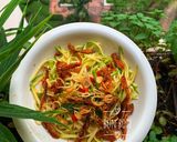 Hình bước làm 3 của món Gỏi Xoài Khô Bò Xé