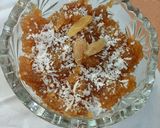 A picture of step 5 of Apple ka halwa.