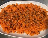 Une image de l'étape 2 de Souris de tomates sur champ de carottes (anchois,câpres, algues et melfor).
