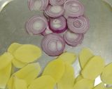 A picture of step 2 of Chicken with potatoes.