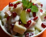 A picture of step 3 of Honey Yogurt Salad.