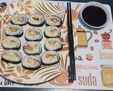 Foto langkah ke 6 dari resep Shrimp Tempura Sushi Roll.