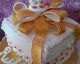 A picture of step 7 of Gift box cake.