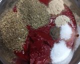 A picture of step 1 of Pizza Sauce.