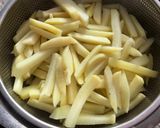 A picture of step 2 of French Fries 🍟🍟.