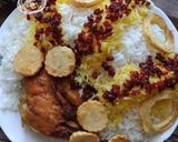 عکس مرحله 5 از دستور زرشک پلو با مرغ