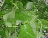 Foto langkah ke 1 dari resep Sayur Bening Bayam Jagung Rumahan.
