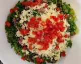 Foto del paso 4 de la receta: Ensalada súper colorida con jamón crudo!🥬