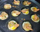 Hình bước làm 2 của món Trứng cút nướng