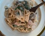 Foto langkah ke 5 dari resep Spaghetti Alfredo.