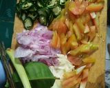 Foto langkah ke 2 dari resep Tumis cumi tempe asin.