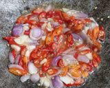 Foto langkah ke 4 dari resep Tumis Tempe Rebon Kulit Melinjo.
