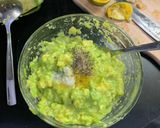 A picture of step 2 of Avocado Toast.