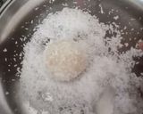 A picture of step 4 of Coconut ladoo.