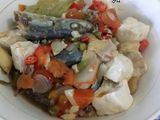 Ikan rebus sambal kukus