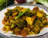 A picture of step 8 of Mix vegetables with soya.