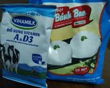 Hình bước làm 1 của món Bánh bao sữa tươi và nhân đậu đen
