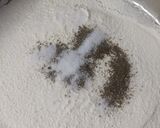A picture of step 1 of Mathri.
