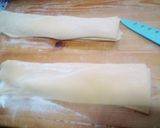 Grízes tészta, házi készítésű tésztából recept fázis 6 fotója