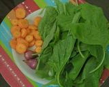 Foto langkah ke 1 dari resep Sayur Bayam Simple - 3 Bahan (ala Anak Kos).