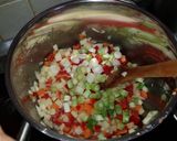 Tejszínes zöldségleves koktélrákkal recept fázis 1 fotója