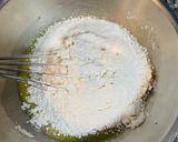 A picture of step 2 of Blueberry Muffins with Crumb Topping.