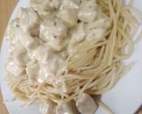 Foto del paso 7 de la receta: Espagueti con pollo a la crema