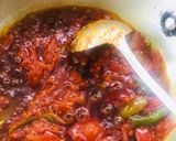 A picture of step 7 of Kashmiri Tomato and Capsicum chutney.