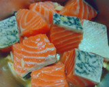縮食壽喜燒醬燒鮭魚塊的食譜步驟2照片
